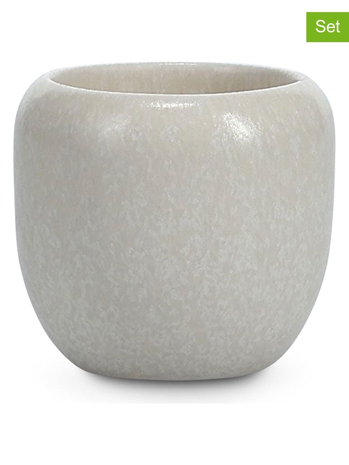 Salt and Pepper 4er-Set: Becher "Mochi" in Beige - 85 ml - 62% | Gedeckter-tisch
