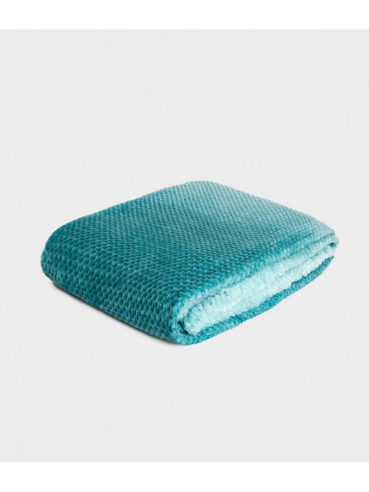 Homla Wohndecke "Galen" in Türkis - (L)200 x (B)150 cm - 13% | Decken