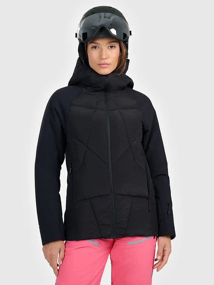 4F Ski-/ Snowboardjacke in Schwarz - 71% | Größe XL | Damen-outdoorjacken