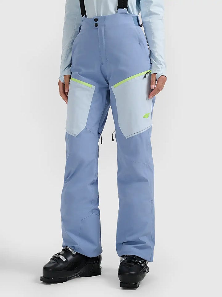 4F Ski-/ Snowboardhose in Hellblau - 64% | Größe M | Damen-sporthosen