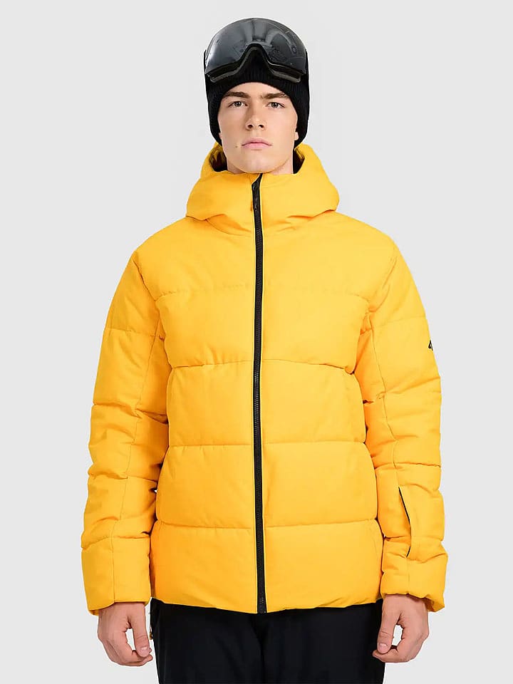4F Ski-/ Snowboardjacke in Gelb - 61% | Größe L | Herren-outdoorjacken