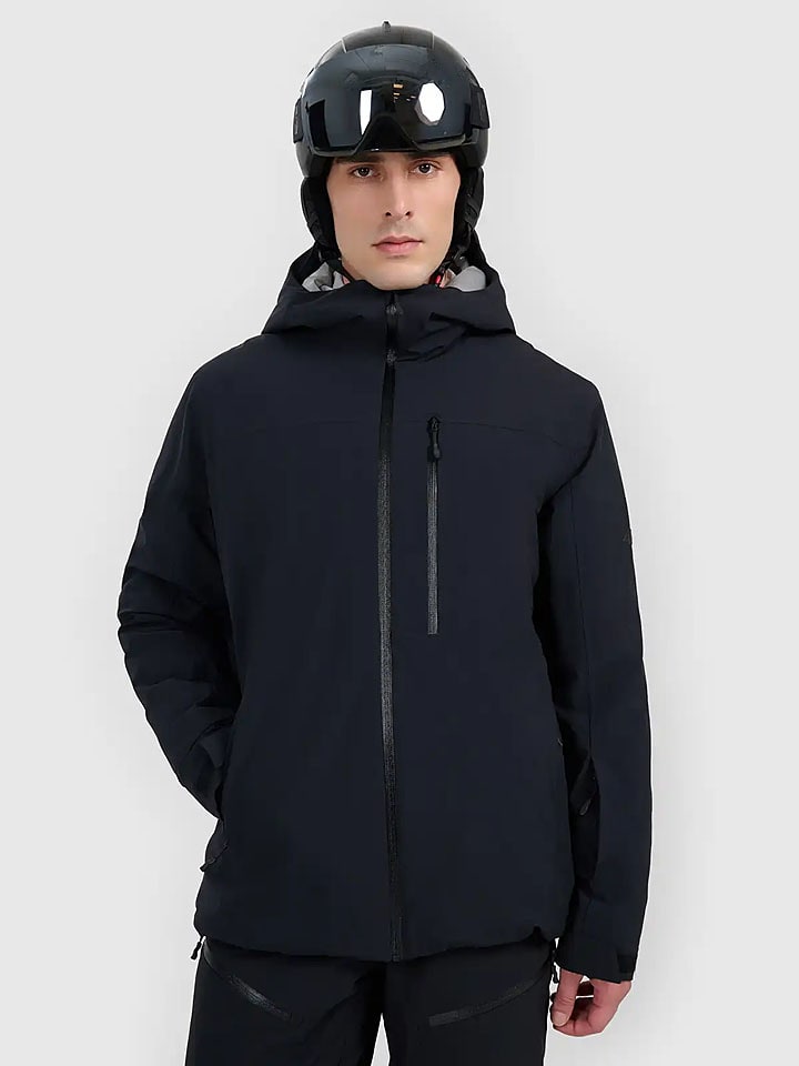 4F Ski-/ Snowboardjacke in Schwarz - 65% | Größe L | Herren-outdoorjacken