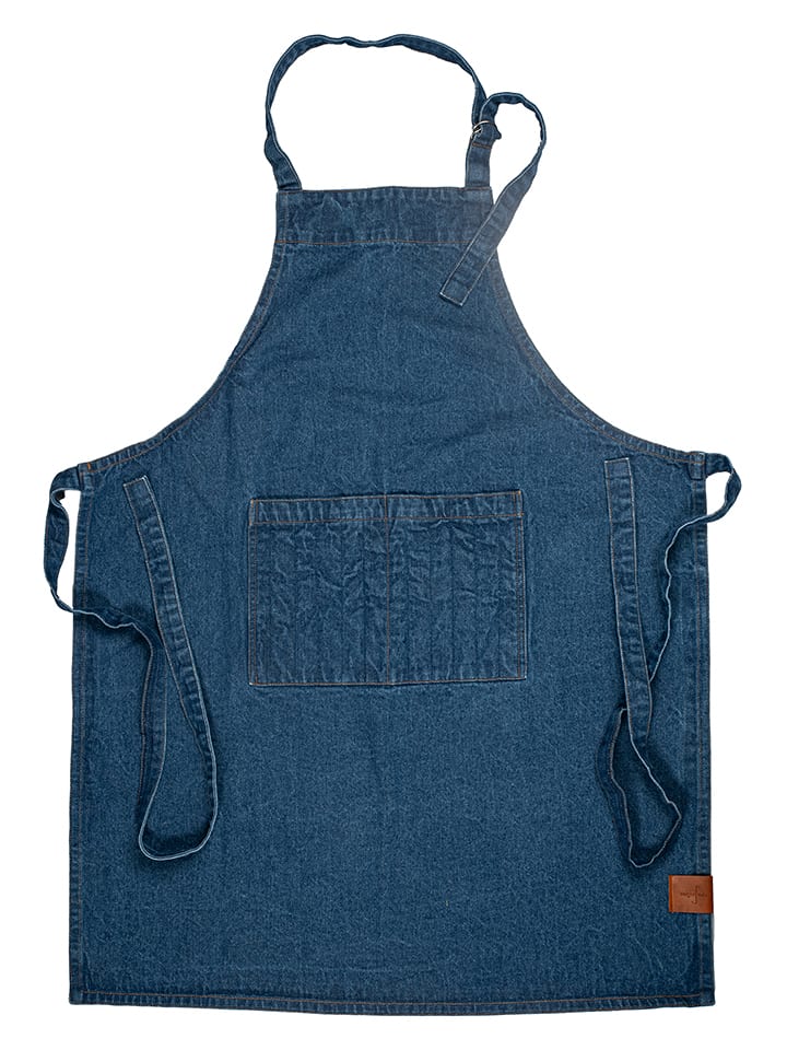 Sagaform Kochschürze ''Aron'' in Dunkelblau - (L)90 x (B)70 cm - 18% | Tischwaesche