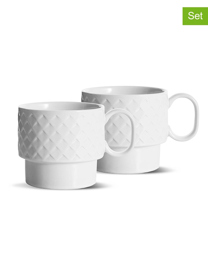 Sagaform 2er-Set: Teetassen ''Coffee & More'' in Weiß - 500 ml - 25% | Gedeckter-tisch