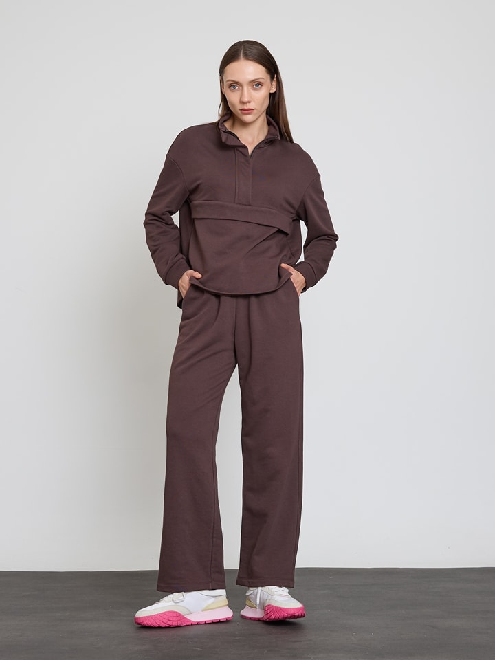 BGN Sweatshirt in Braun - 80% | Größe 38 | Damen-sweatshirts-jacken