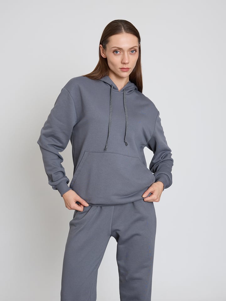 BGN Hoodie in Grau - 80% | Größe 36 | Damen-sweatshirts-jacken