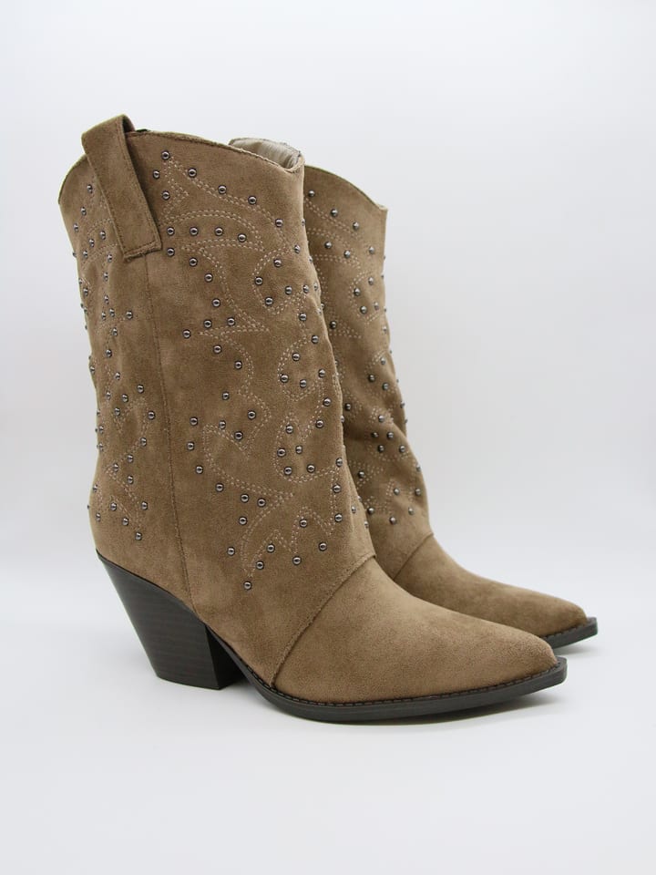 Bellucci Westernstiefel in Khaki - 71% | Größe 38 | Damen-stiefel