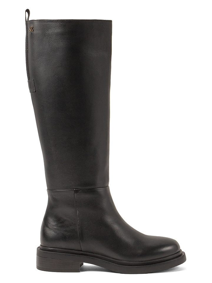 Lazamani Leder-Stiefel in Schwarz - 53% | Größe 40 | Damen-stiefel