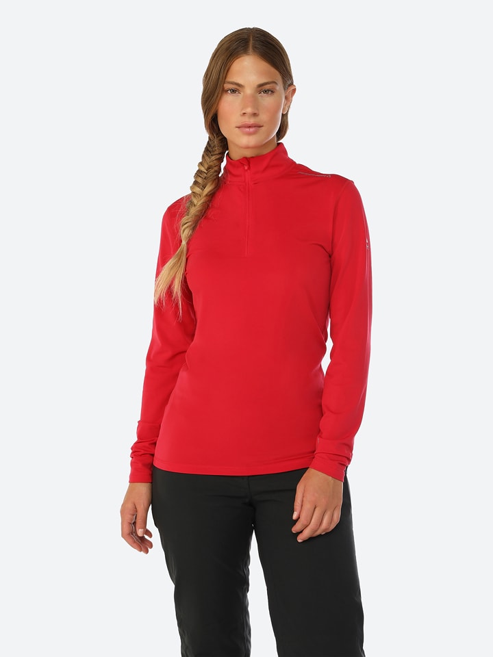 Fischer Thermounterhemd "Enbasis Pro" in Rot - 49% | Größe L | Damen-sportunterwaesche