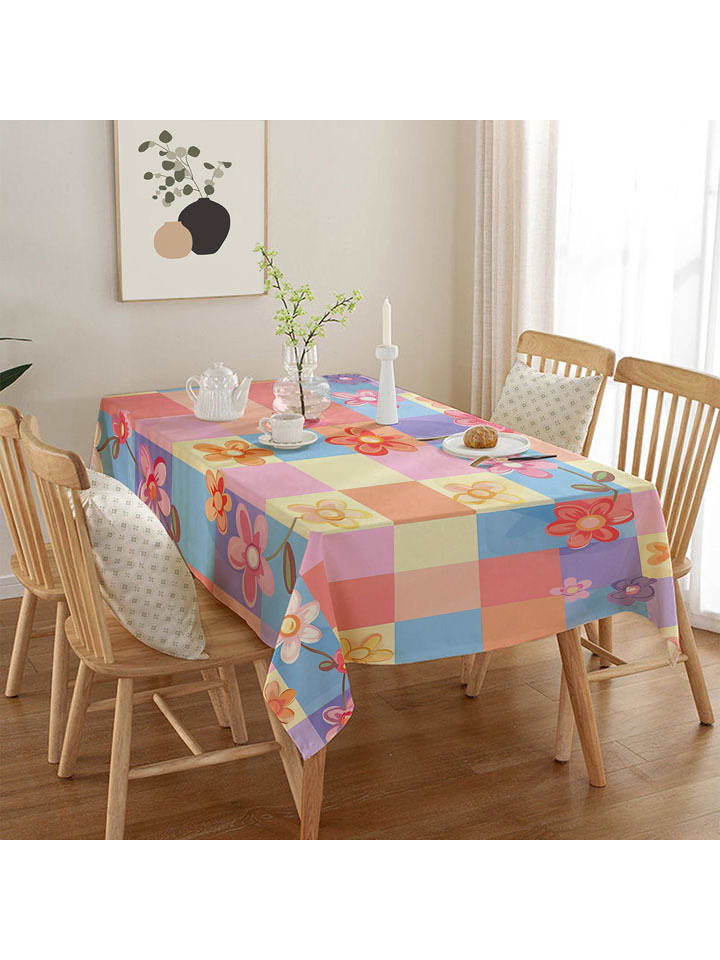 Colourful Cotton Tischdecke in Bunt - 53% | Größe 140x180 cm |