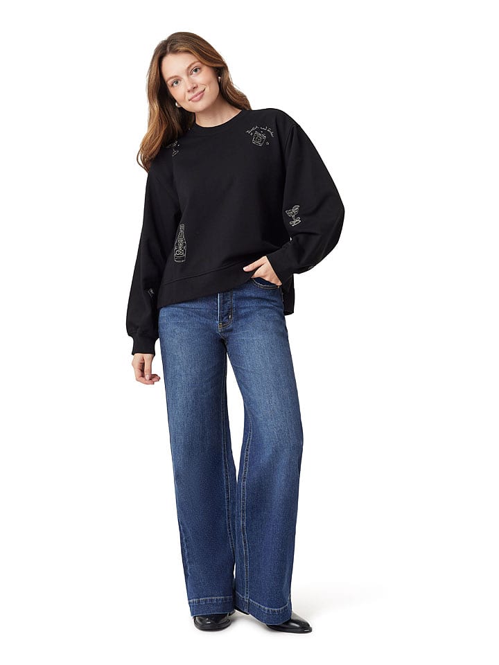 Scotch & Soda Sweatshirt in Schwarz - 74% | Größe XS | Damen-sweatshirts-jacken