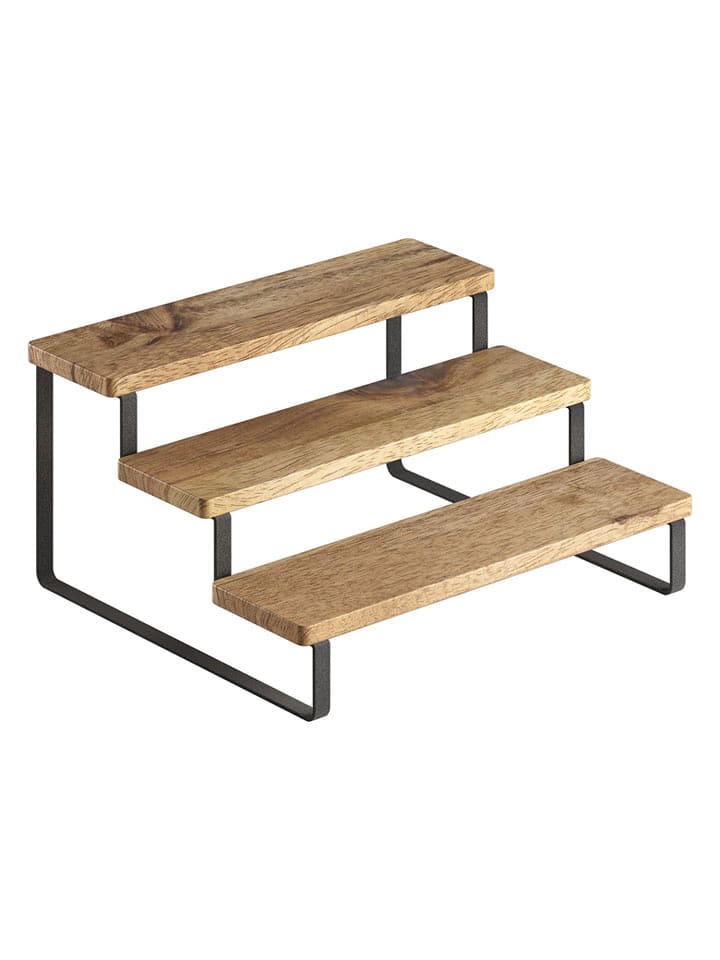 metaltex Gewürztreppe in Hellbraun - (B)27 x (H)13 x (T)23 cm - 13% | Regale