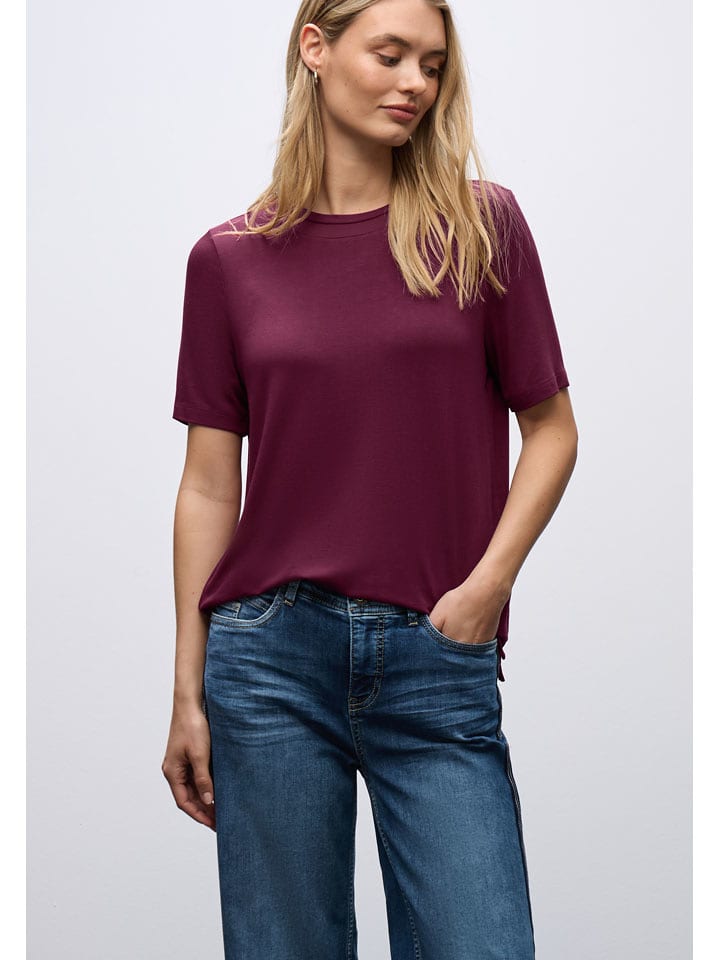 Street One Shirt in Bordeaux - 47% | Größe 42 | Damen-tops