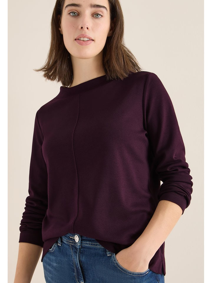 Cecil Longsleeve in Lila - 52% | Größe S | Damen-tops