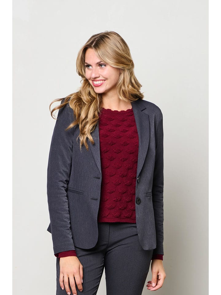 &Co Woman Blazer "Phileine" in Anthrazit - 73% | Größe S | Damenjacken