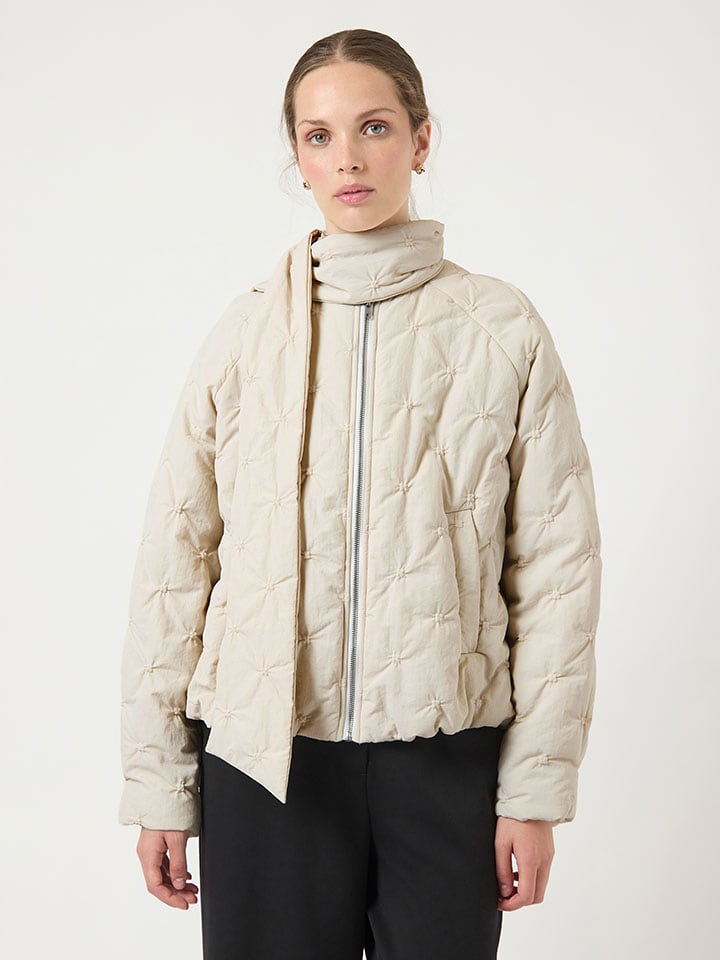 YAS Übergangsjacke in Creme - 49% | Größe 42 | Damenjacken