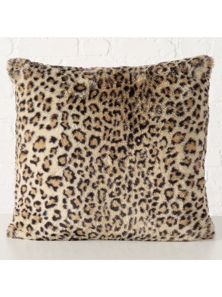 Boltze Kissen "Leony" in Beige/ Hellbraun - (L)45 x (B)45 cm - 26% | Dekokissen