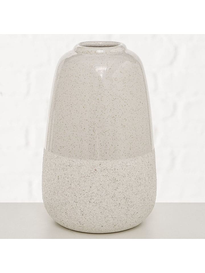 Boltze Vase "Mina" in Creme - (H)15,7 cm - 39% | Kerzen-vasen