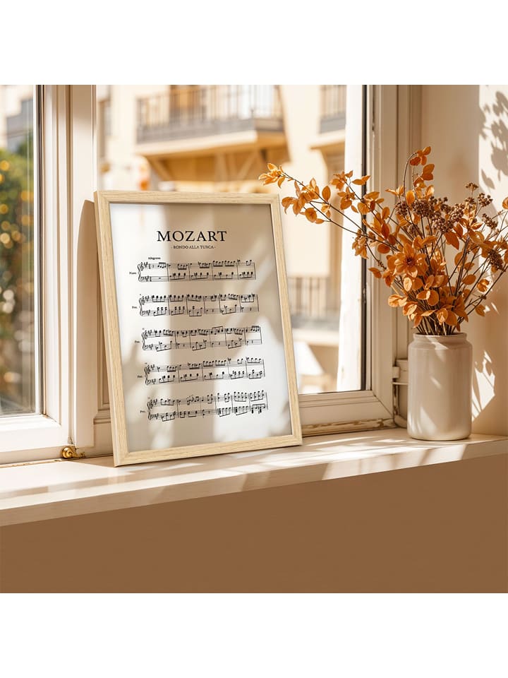 Wallity Gerahmter Kunstdruck - 50% | Größe 35x45 cm | Wanddekoration