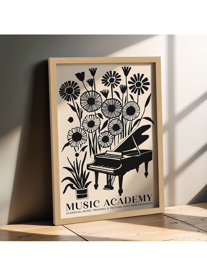 Wallity Gerahmter Kunstdruck - 42% | Größe 35x45 cm | Wanddekoration