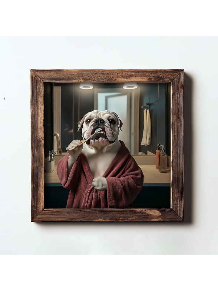 Wallity Gerahmter Kunstdruck - (L)16 x (B)16 cm - 58% | Wanddekoration