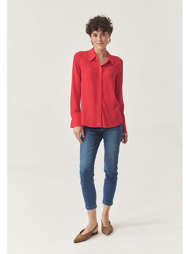 TATUUM Hemd in Rot - 58% | Größe 40 | Damen-blusen