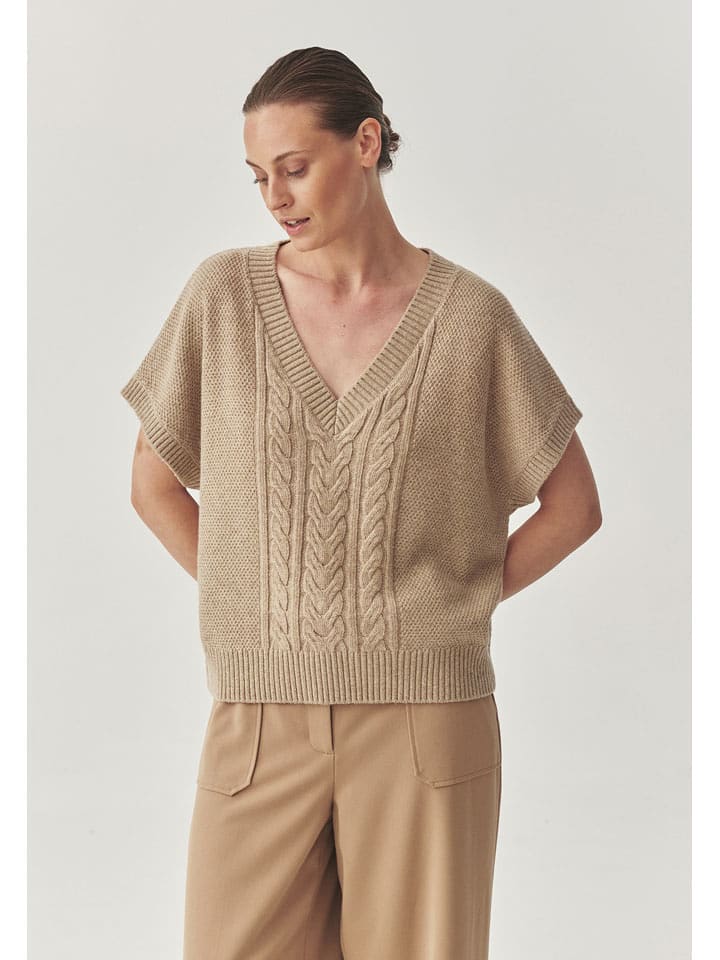 TATUUM Pullover in Hellbraun - 64% | Größe L | Damen-pullover-cardigans
