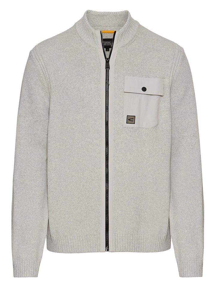 Camel Active Cardigan in Grau - 61% | Größe XXL | Herren-pullover-cardigans