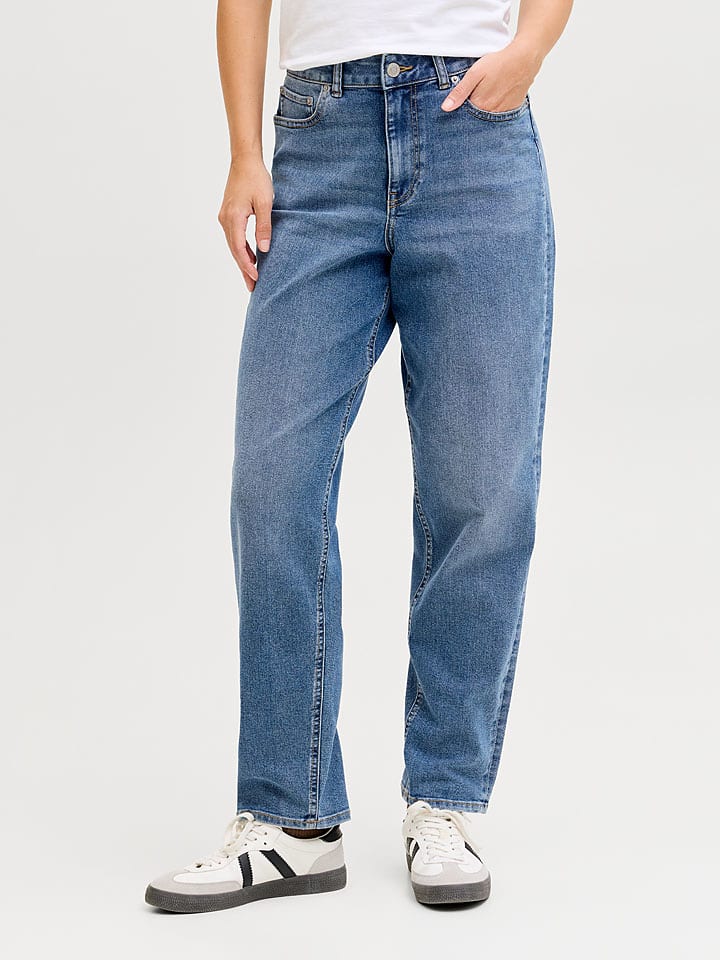 JJXX Jeans "Lisbon" - Mom fit - in Dunkelblau - 50% | Größe W27/L30 | Damenjeans