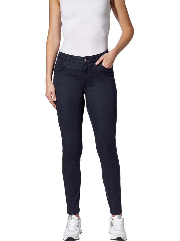 Heine Jeans - Skinny fit - in Dunkelblau - 71% | Größe 42 | Damenjeans