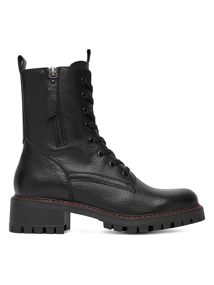 Lasocki Leder-Boots in Schwarz - 47% | Größe 36 | Damen-stiefel
