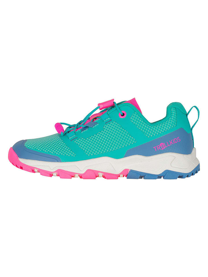 Trollkids Buty turystyczne "Sandefjord Hiker XT" w kolorze turkusowym rozmiar: 37