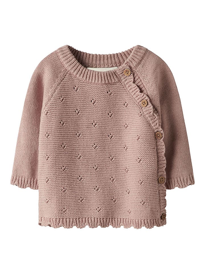 Lil Atelier Pullover "Laguna" in Rosa - 48% | Größe 68 | Baby-pullover-cardigans
