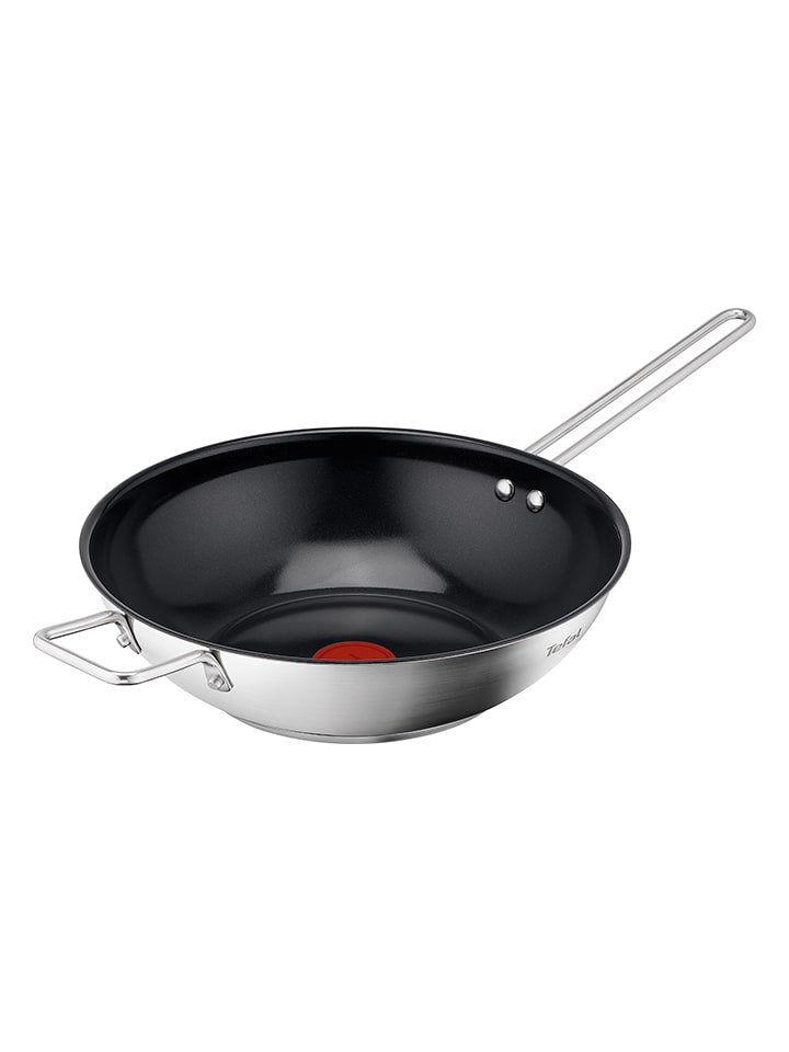 Tefal Wokpfanne "Nordica" in Silber/ Schwarz - Ø 28 cm - 21% | Kochgeschirr