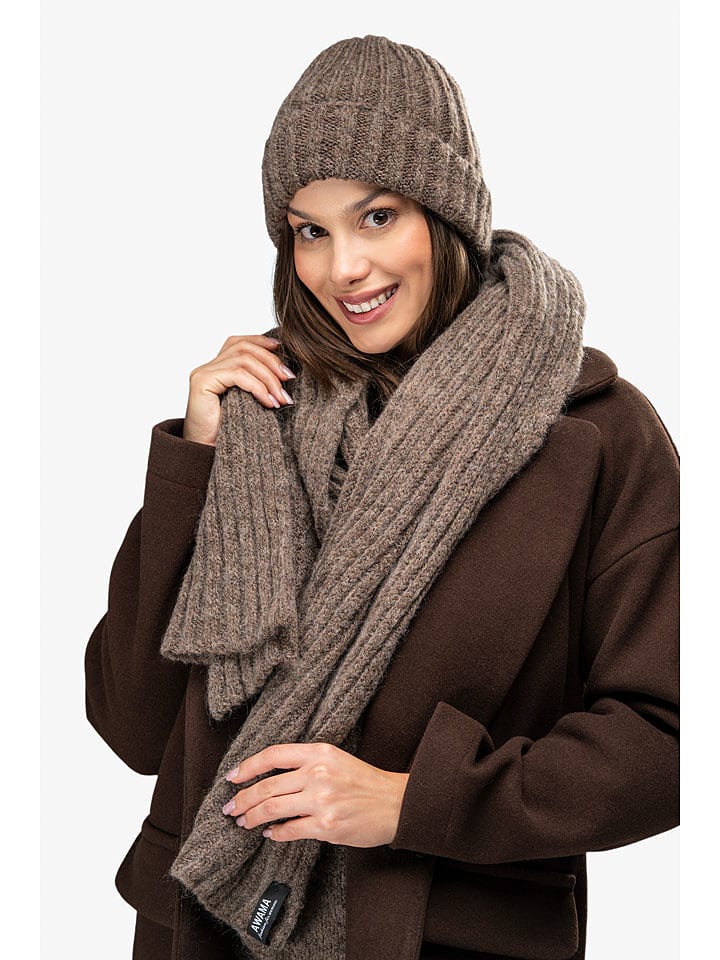 Awama Mütze in Beige - 65% | Damen-muetzen-caps