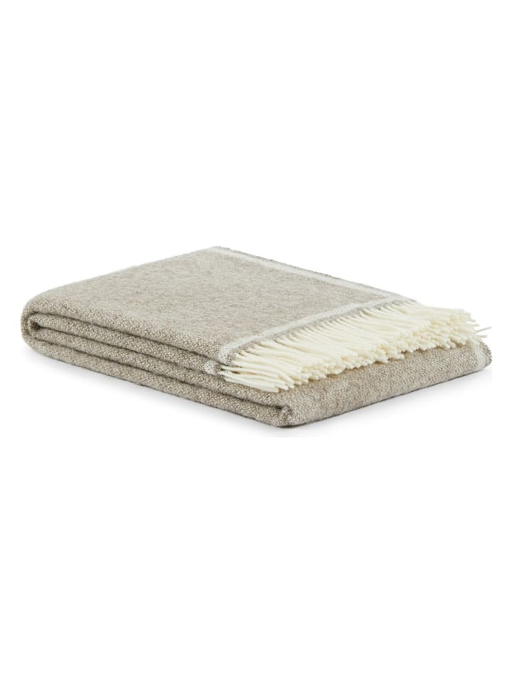 Lanerossi Wolldecke "Solid" in Beige - (L)170 x (B)130 cm - 32% | Decken