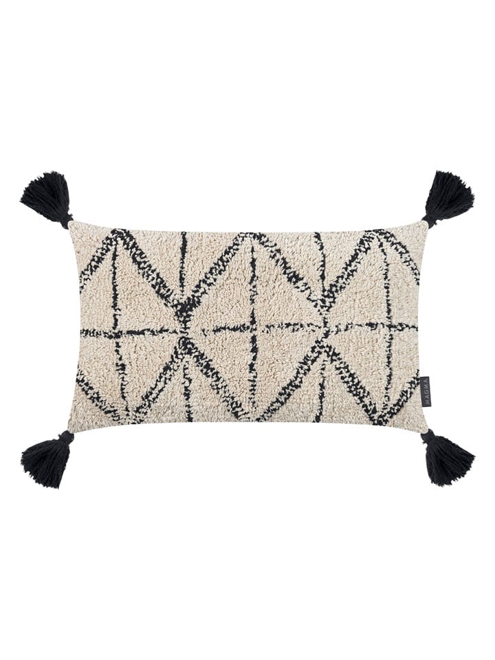Magma Heimtex Kissenhülle "Kaya" in Beige - (L)35 x (B)60 cm - 80% | Dekokissen