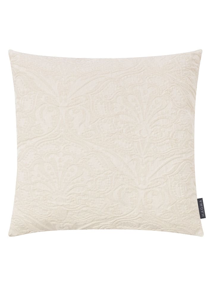 Magma Heimtex Kissenhülle "Levelin" in Creme - (L)50 x (B)50 cm - 49% | Dekokissen