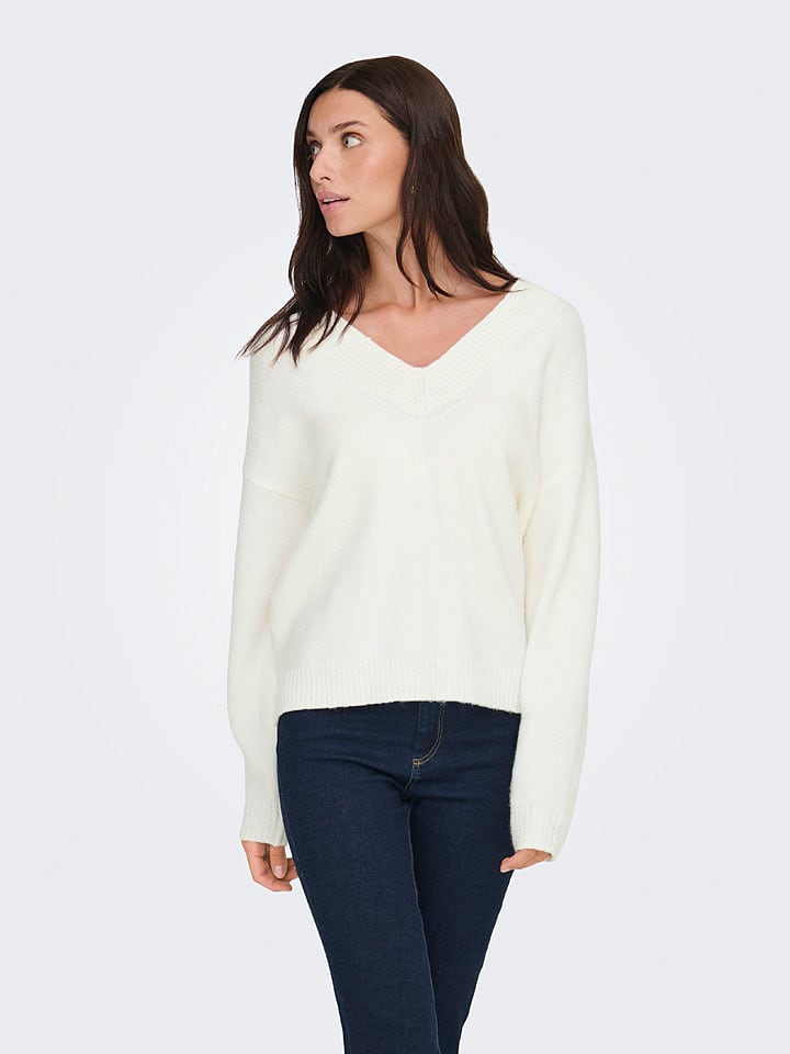 JDY Pullover in Weiß - 36% | Größe M | Damen-pullover-cardigans
