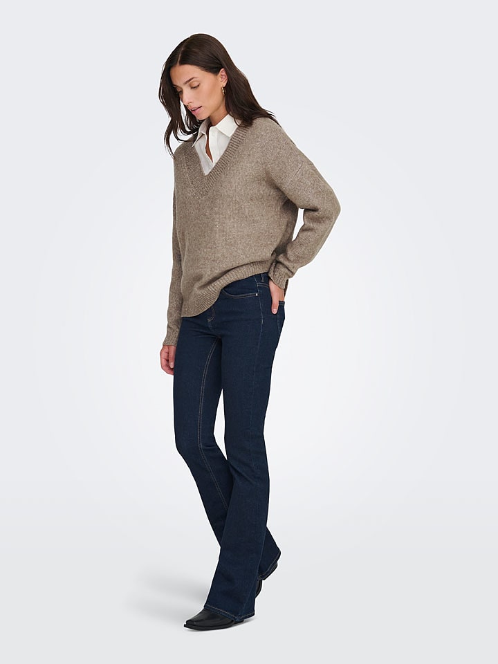 JDY Pullover in Taupe - 46% | Größe L | Damen-pullover-cardigans