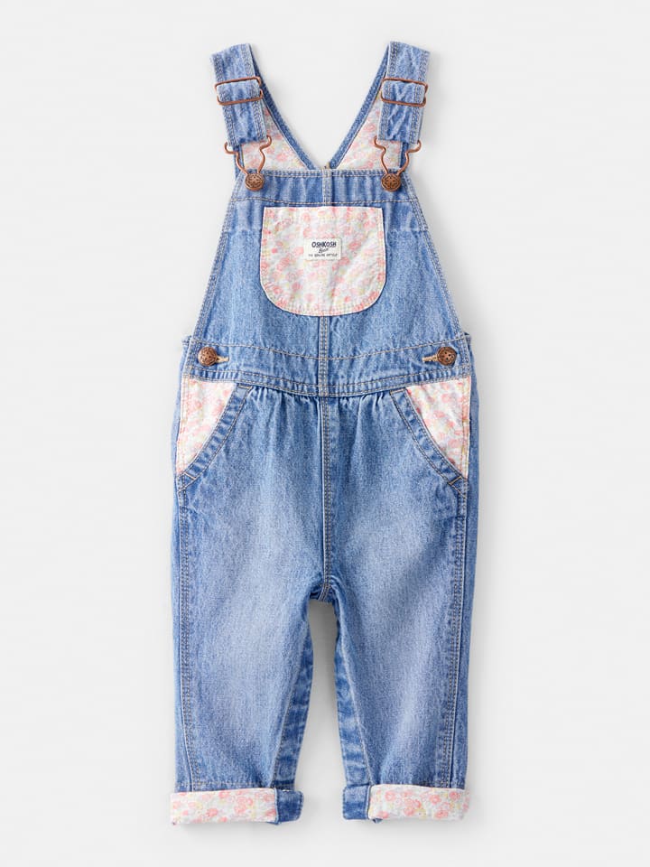 OshKosh Jeanslatzhose in Blau - 55% | Größe 74 | Babyhosen