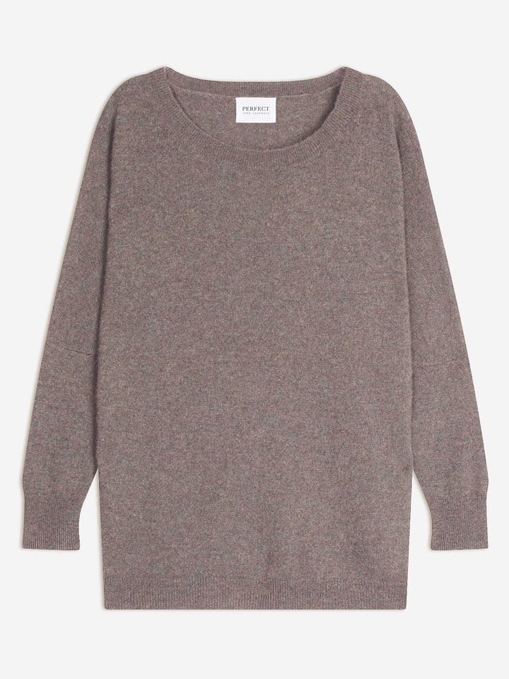 Perfect Cashmere Kaschmir-Pullover "Molly" in Taupe - 67% | Größe M | Damen-pullover-cardigans