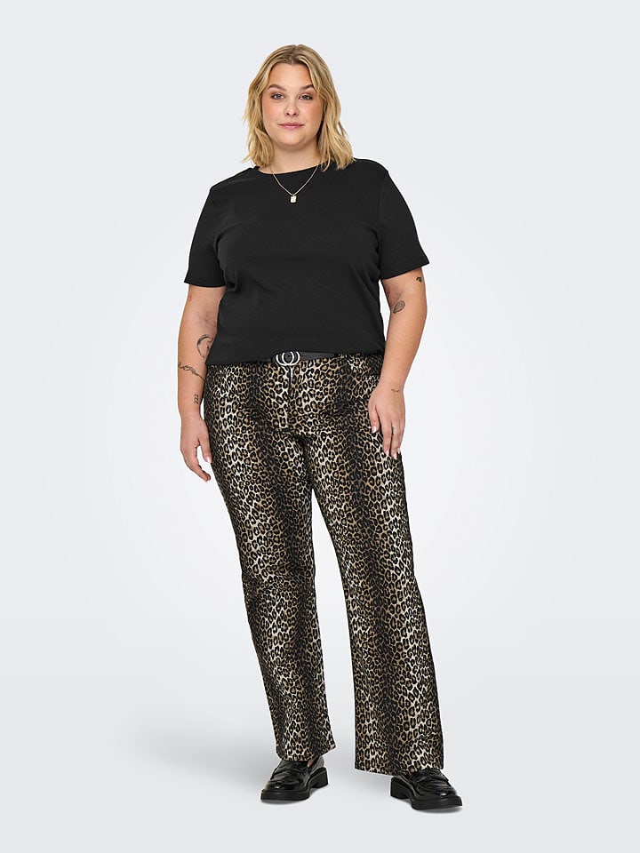 ONLY Carmakoma Shirt "Carma" in Schwarz - 45% | Größe XS-40/42 | Damen-tops