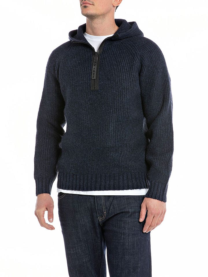 Replay Pullover in Dunkelblau - 62% | Größe 3XL | Herren-plussize