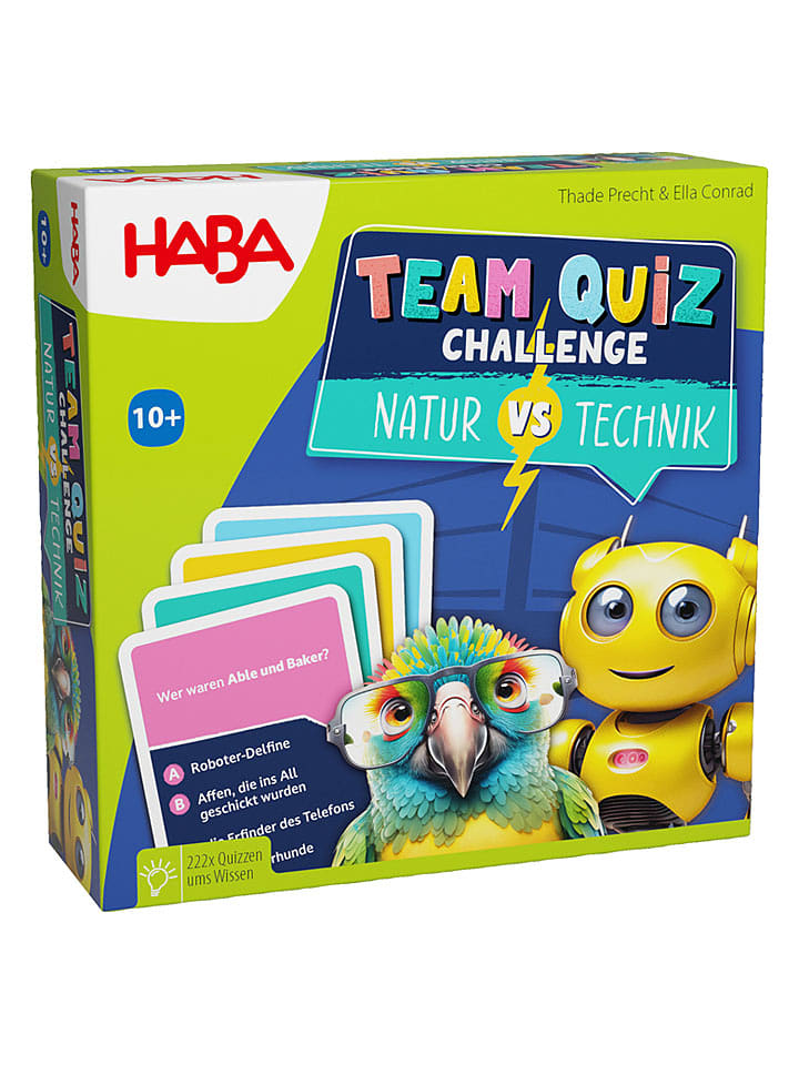 Haba Quiz "Team Challenge Natur vs. Technik" - ab 10 Jahren - 5% | Gesellschaftsspiele