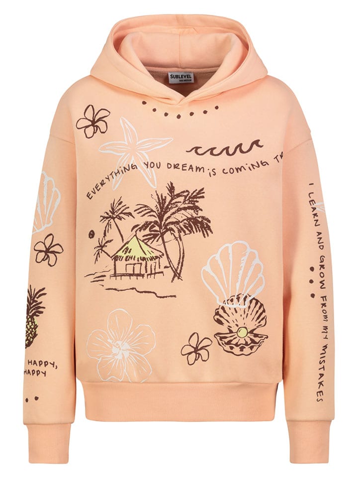 Sublevel Hoodie in Orange - 55% | Größe S | Damen-sweatshirts-jacken