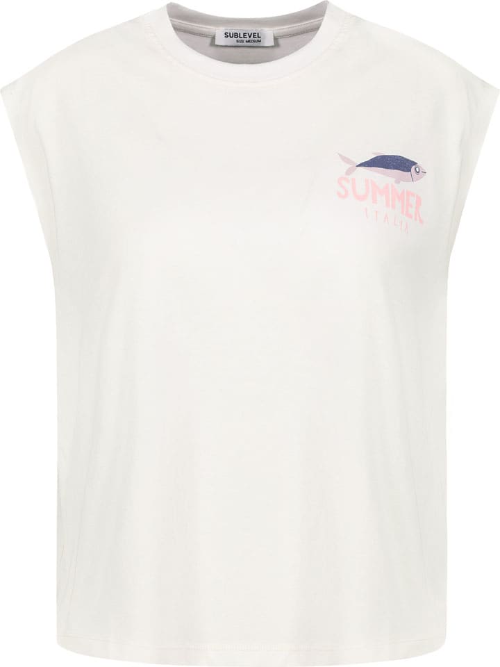 Sublevel Shirt in Weiß - 44% | Größe S | Damen-tops