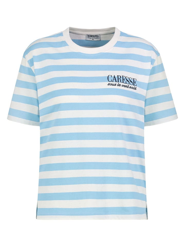 Sublevel Shirt in Hellblau - 44% | Größe M | Damen-tops