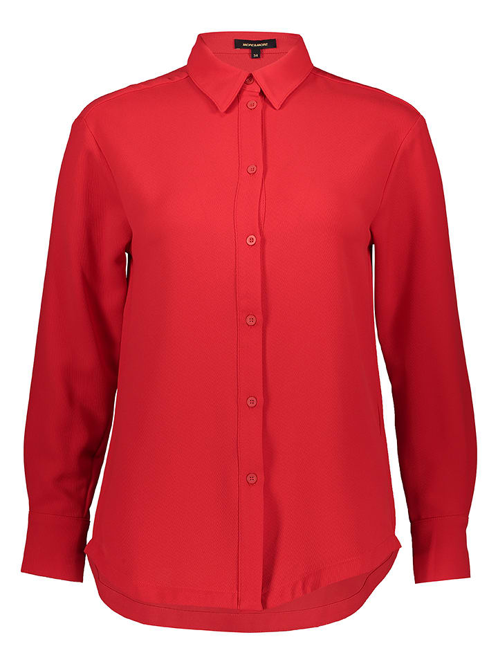 More & More Bluse in Rot - 76% | Größe 34 | Damen-blusen