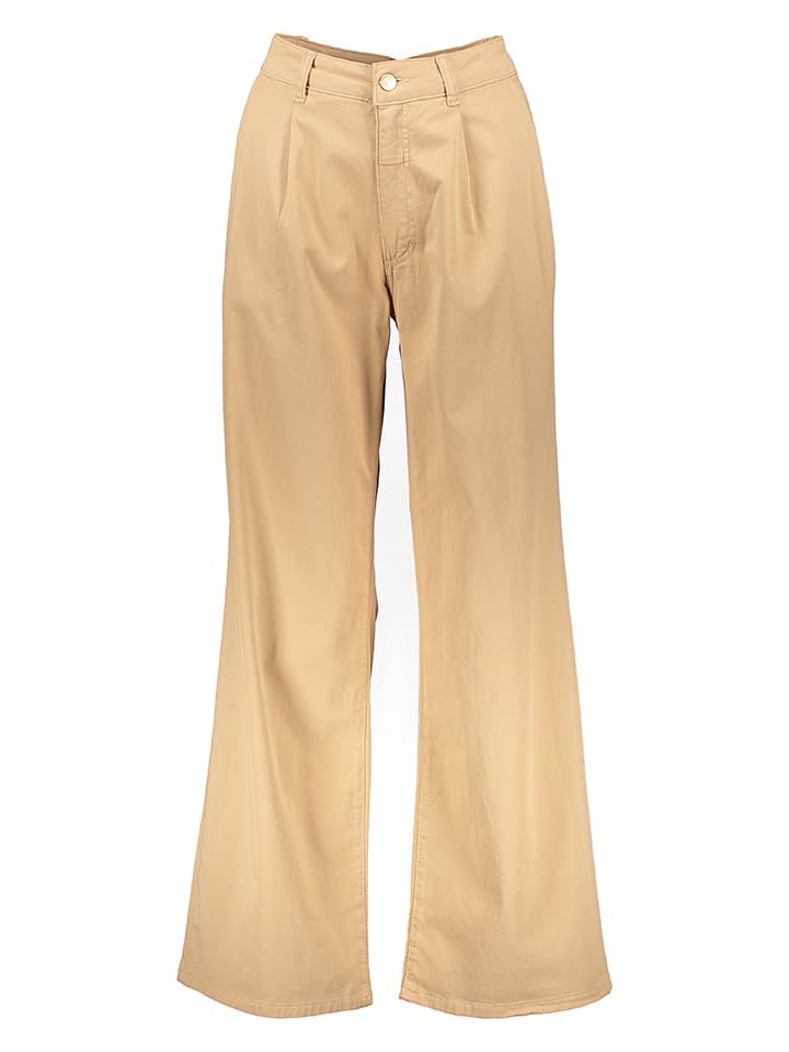 More & More Hose in Beige - 78% | Größe 46 | Damenhosen